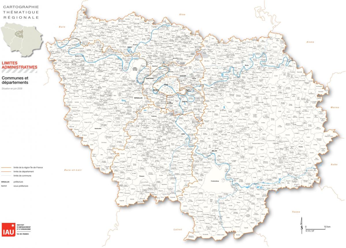מפה של איל-דה-פראנס