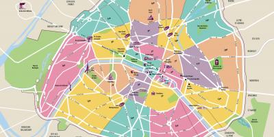 מפה של פריז קהילתי.
