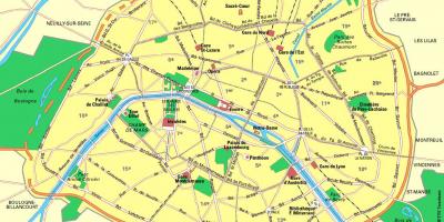 מפה של פריז תחנות