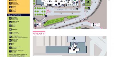 מפה של תחנת Bercy