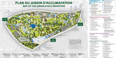 מפה של Jardin d ' אקלום