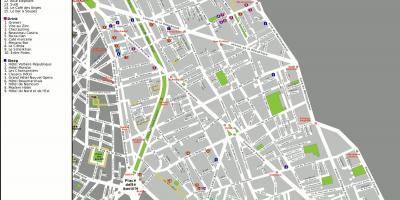 המפה של ה-11 של פריז
