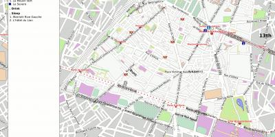 המפה של ה-14 של פריז