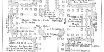 מפה של מונמארטר בפריז