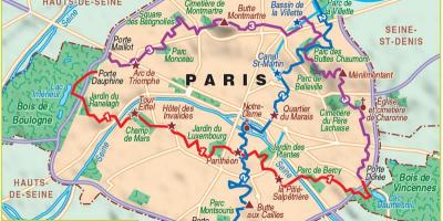 מפה של פריז טיולים