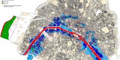 מפה של פריז המבול