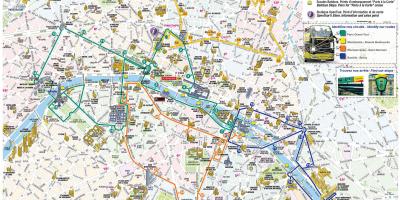 מפה של פתח סיור פריז